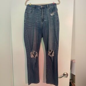 American Eagle Outfitters Blue Straight Leg Jeans